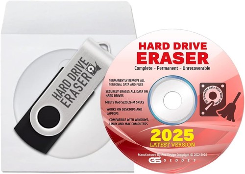 Hard drive eraser - drive, dvd